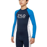 Best Selling Custom Logo Kid's Youth UPF 50+ Quick Dry Compression Shirts Long Sleeve Surfing Swim Rash Guard